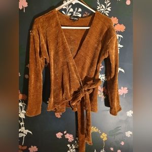 Secret Charm Wrap Sweater